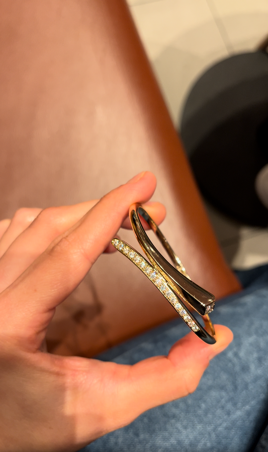 Golden Steel Aura Kelepçe