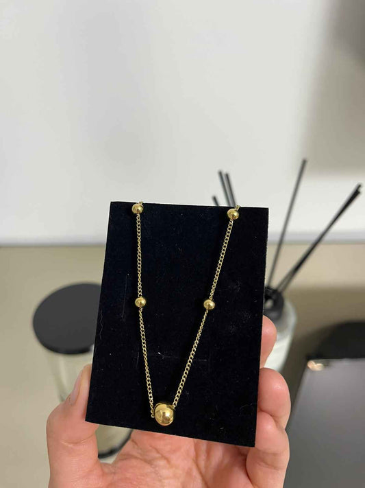 Golden Steel Gold Kolye